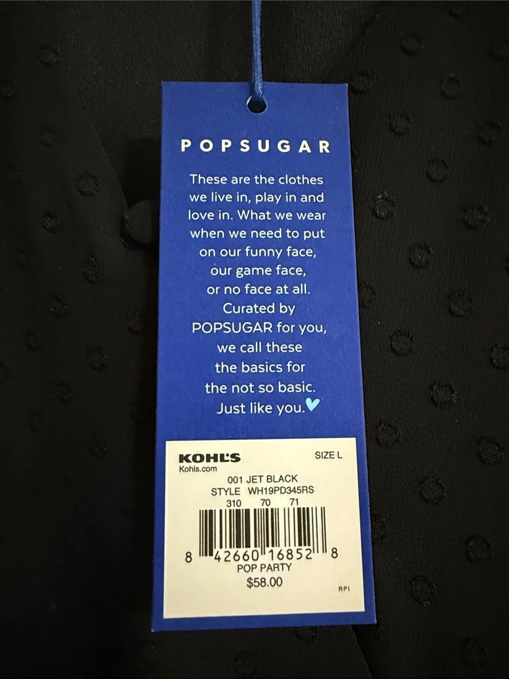 Popsugar  Black Long-Sleeve Wrap-Style Mini Dress